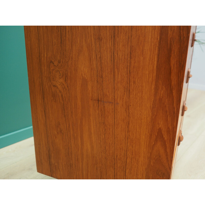 Vintage chest of drawers in teak 1960