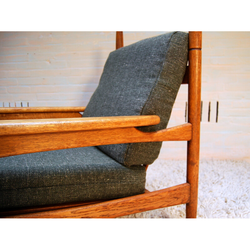 Paire de fauteuils "king chairs" - années 50