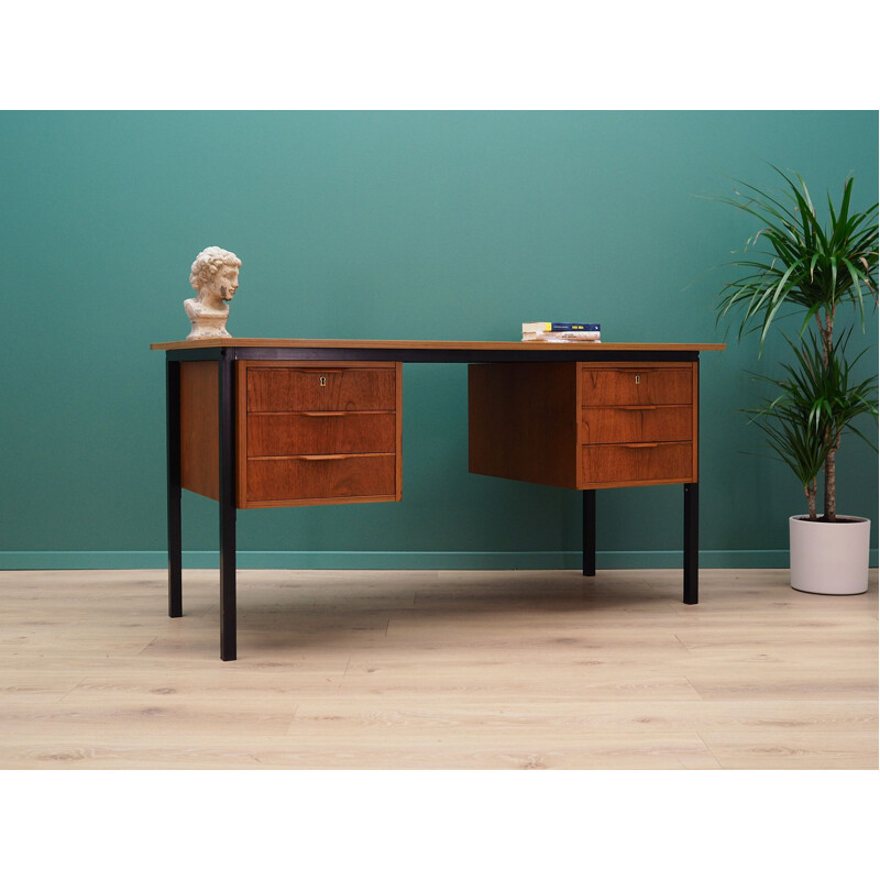 Vintage danish teak desk 1960s