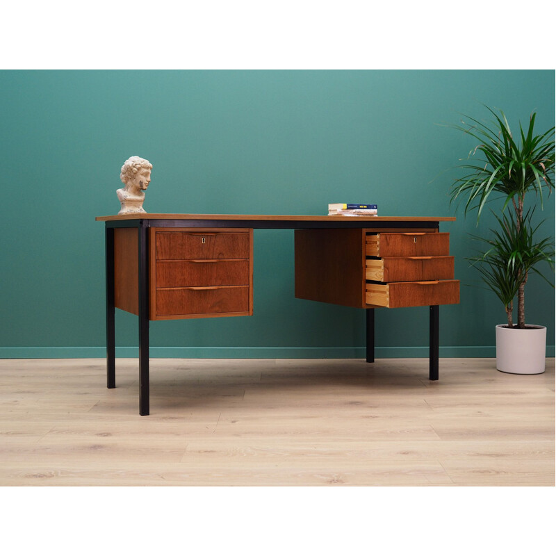 Vintage danish teak desk 1960s