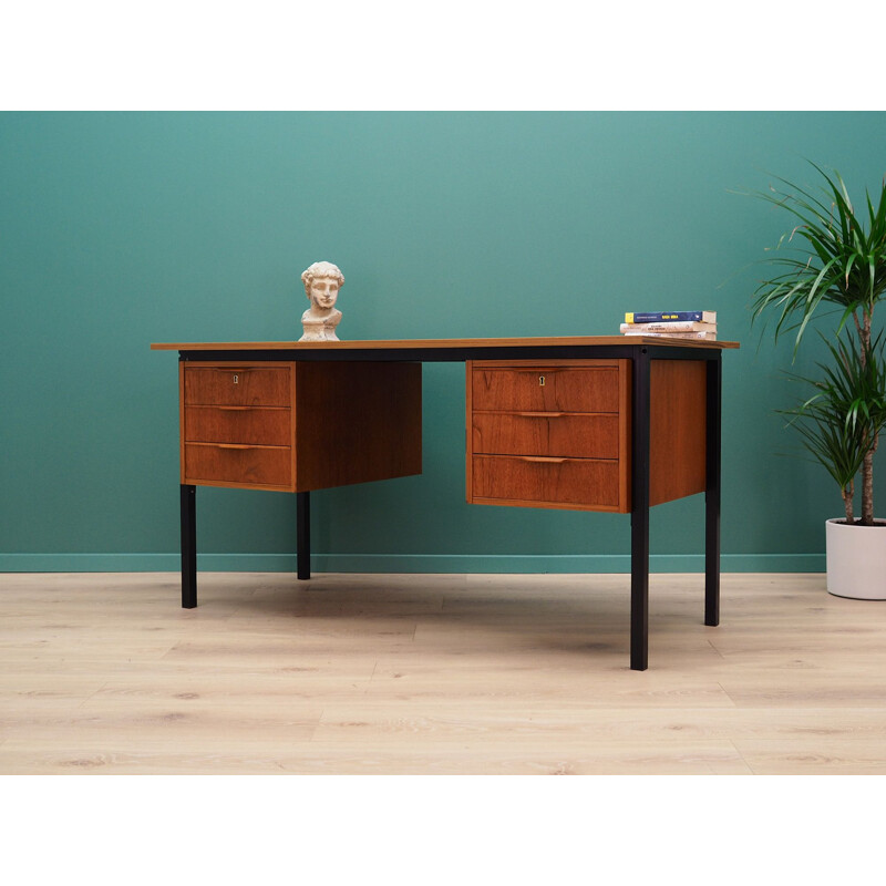 Vintage danish teak desk 1960s