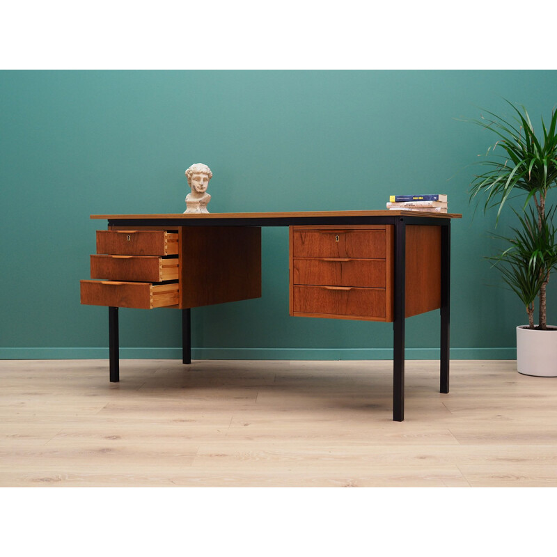 Vintage danish teak desk 1960s