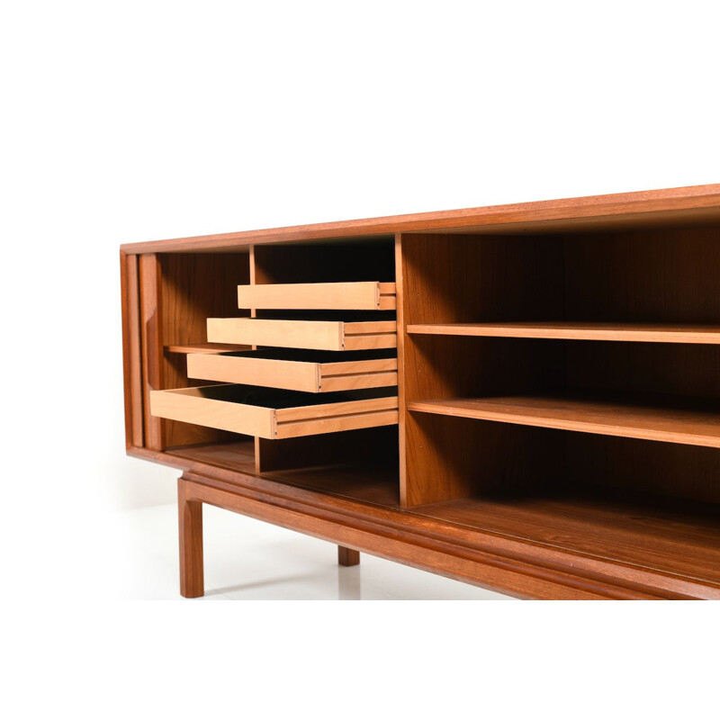 Danish teak vintage sideboard by Kai Kristiansen for Faarup Møbelfabrik