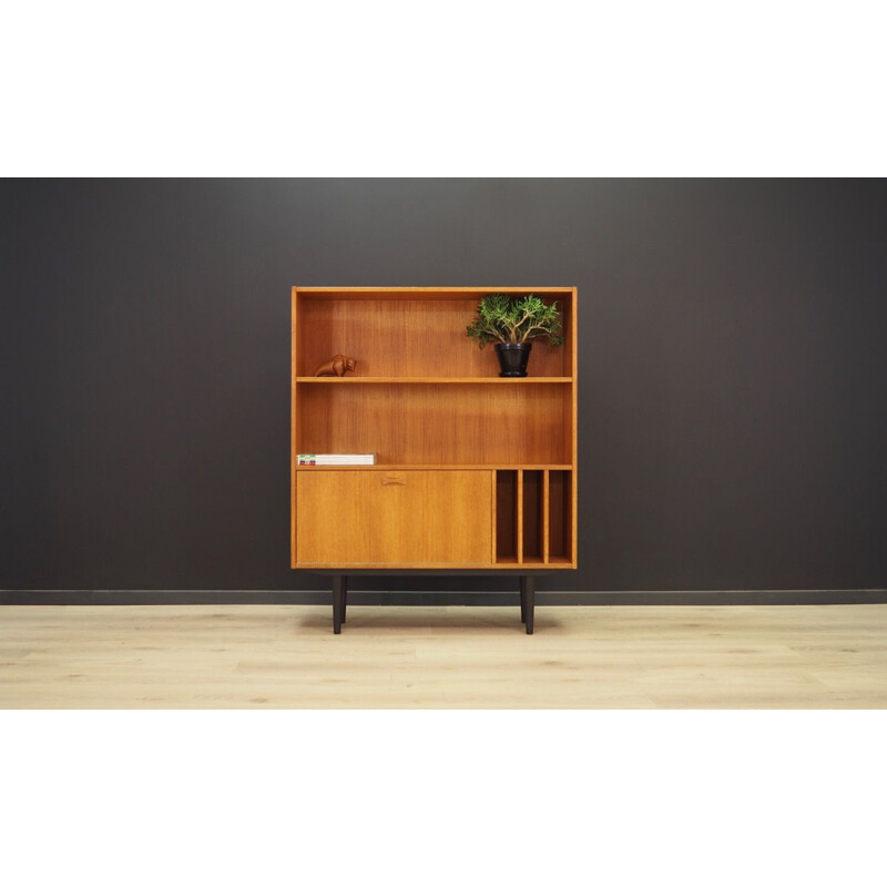 Teak vintage bookcase by Clausen and Son, 1970s