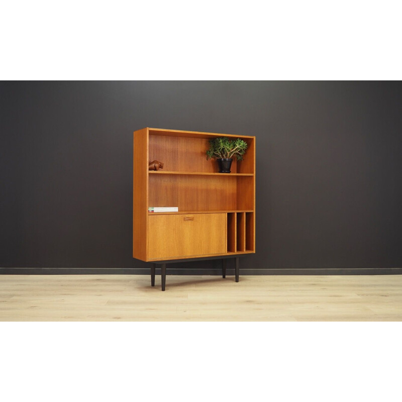 Teak vintage bookcase by Clausen and Son, 1970s