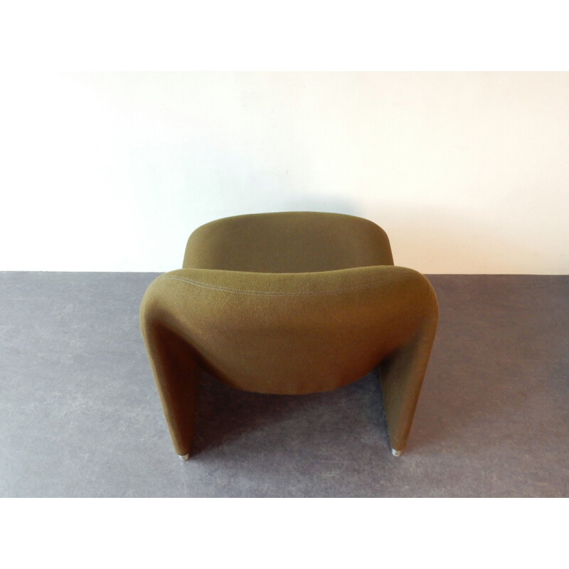 Vintage Alky chair by Giancarlo Piretti with coffee table for Castelli, Italy, 1970s