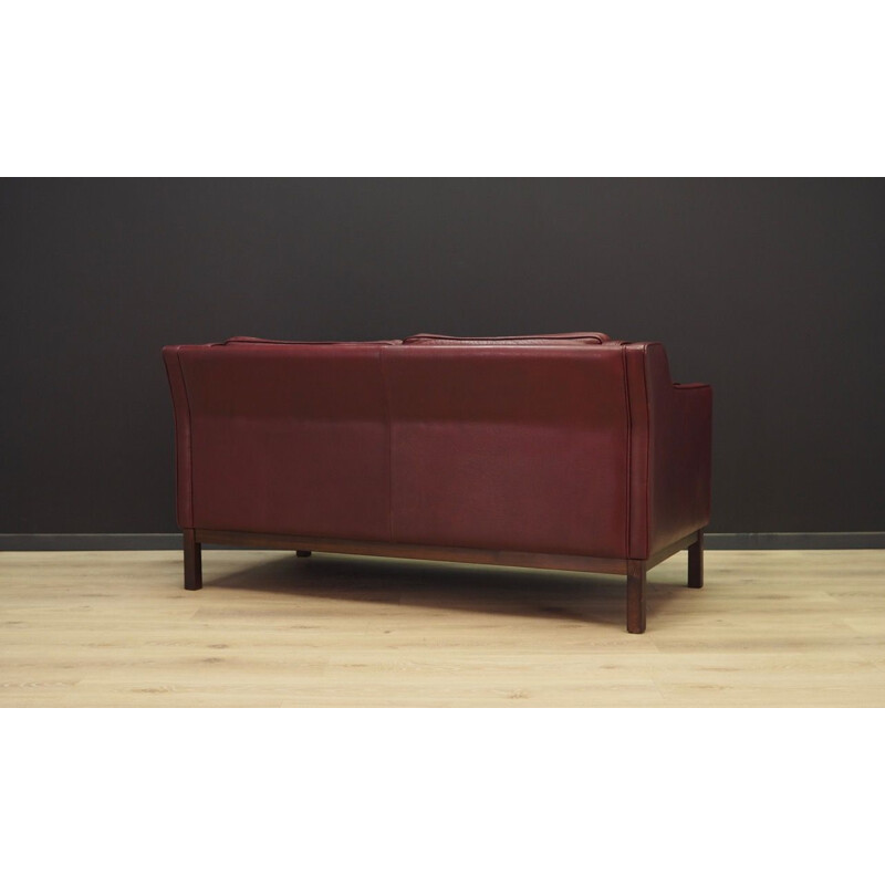 Vintage 2-seater sofa in leather, 1970s 