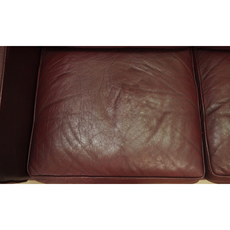 Vintage 2-seater sofa in leather, 1970s 