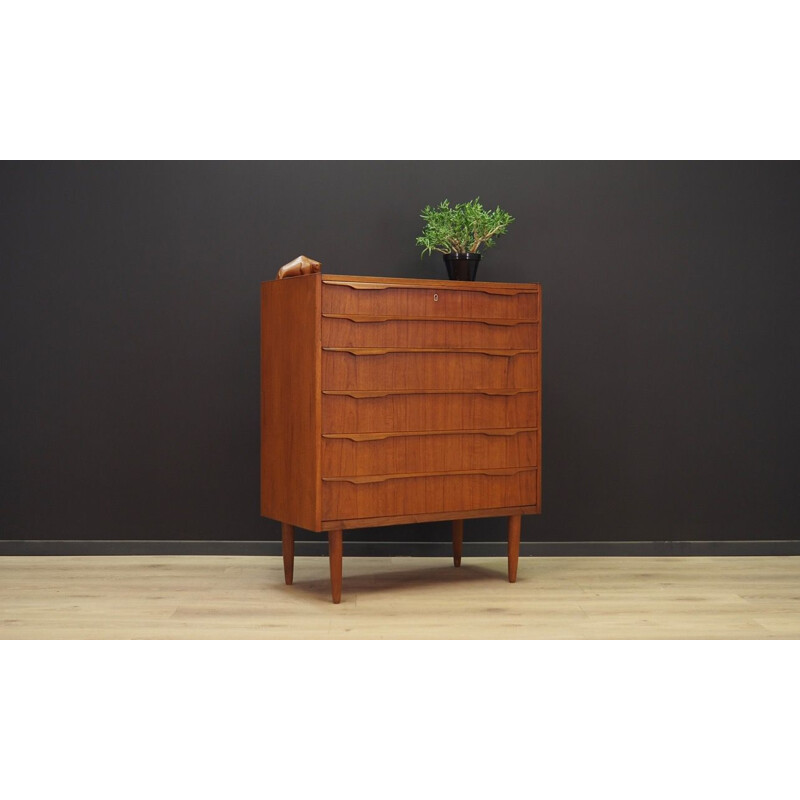 Vintage teak chest of drawers from the 60’s 