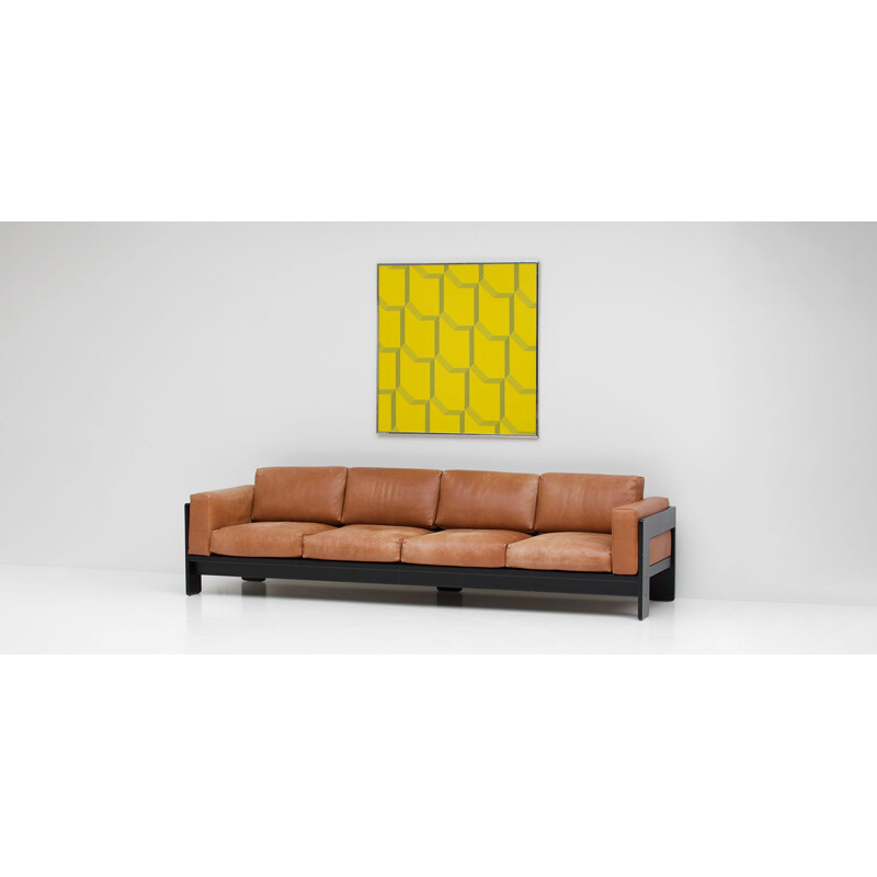 Four-seat vintage Bastiano sofa by Tobia Scarpa for Knoll, 1962