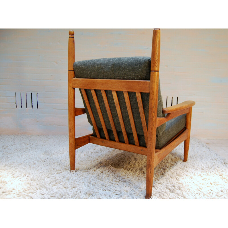 Paire de fauteuils "king chairs" - années 50