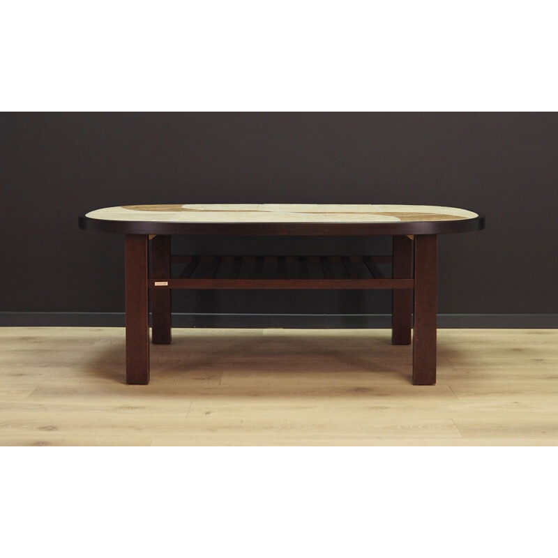 Vintage beech coffee table 1970