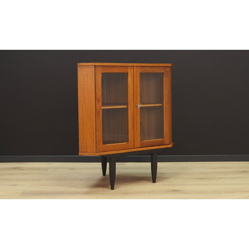 Vintage corner cabinet in teak Danish design