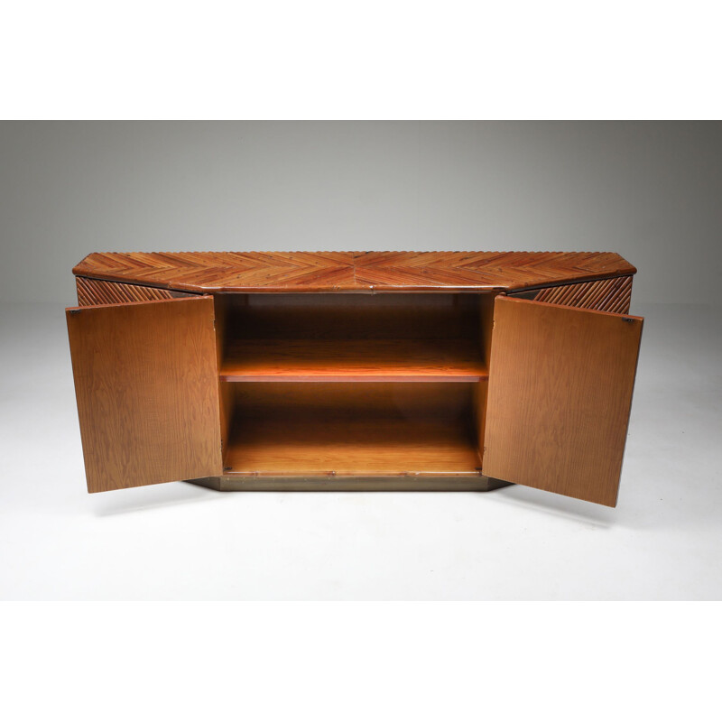 Vintage Bamboo sideboard by Vivai del Sud 1970