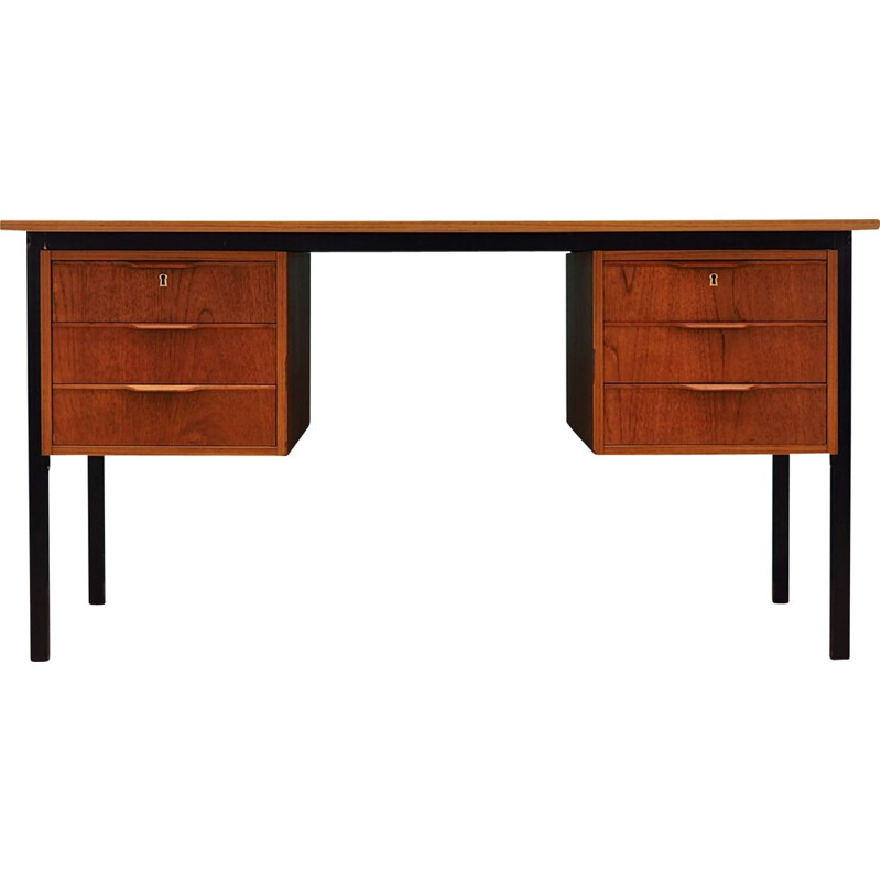 Vintage danish teak desk 1960s