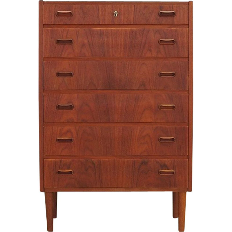 Vintage teak chest of drawers 1970
