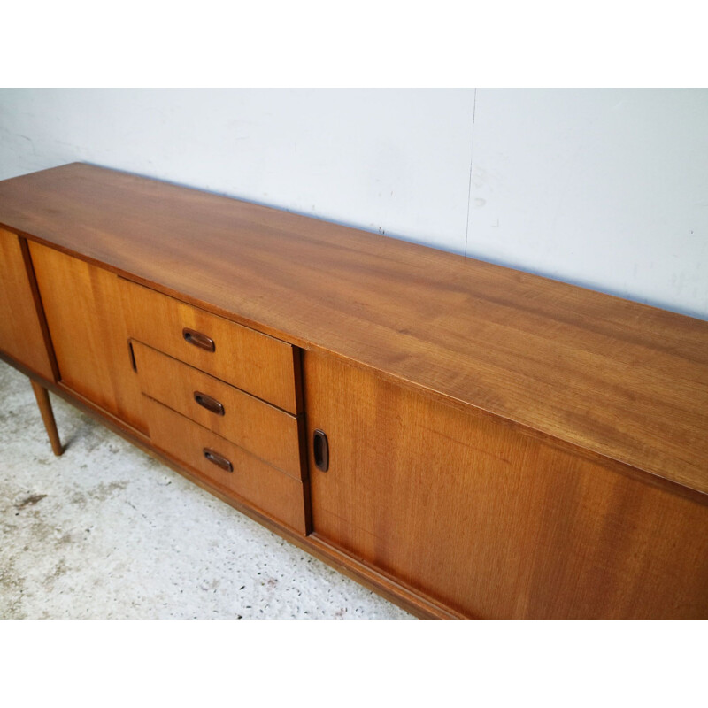 Vintage long English sideboard 1970