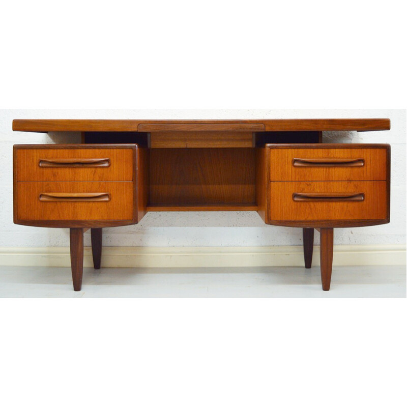 G-Plan desk in teak with 5 drawers - 1960s