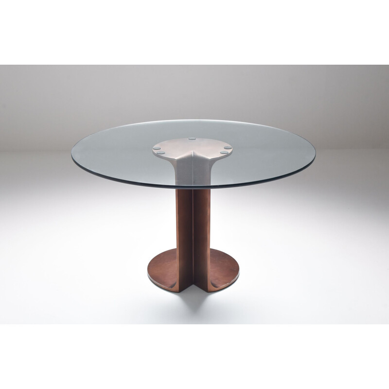 Vintage Afra & Tobia Scarpa bronze table TL59 - 1975