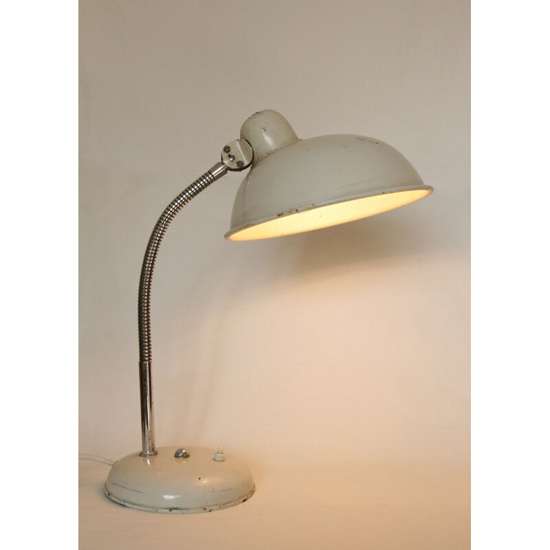 Lámpara de sobremesa industrial vintage, 1950