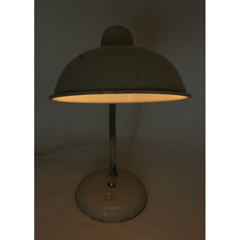 Lampe de table industrielle vintage à col de cygne, 1950