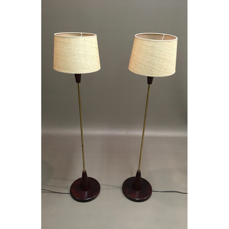 Pair of  Design floor lamps 1950