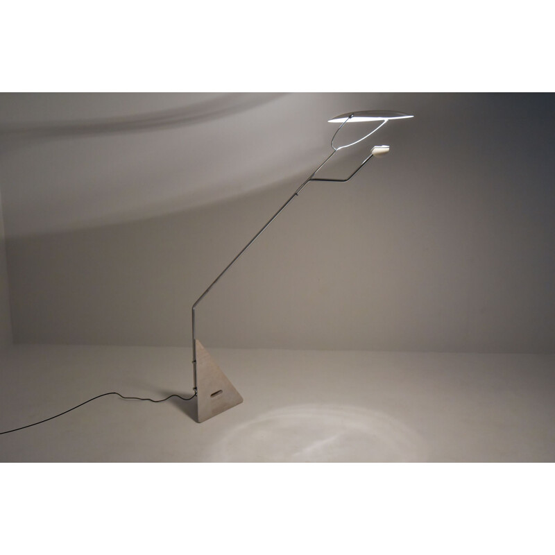 Vintage Claudio Salocchi vloerlamp voor de schipper "Ri-flessione" 1970