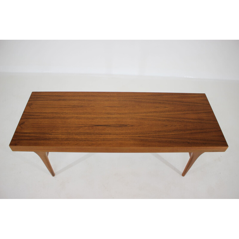 Table basse vintage en teck Johannes Andersen pour le CFC Silkeborg 1960