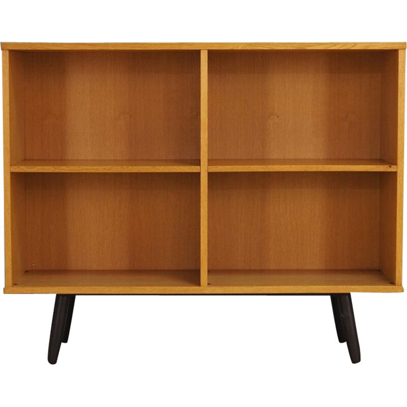 Vintage ash veneer bookcase 1970