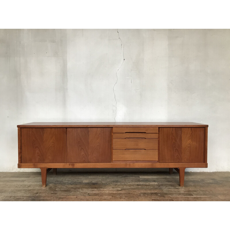 Vintage teak KJAERNULF sideboard, Denmark, 1950 1960