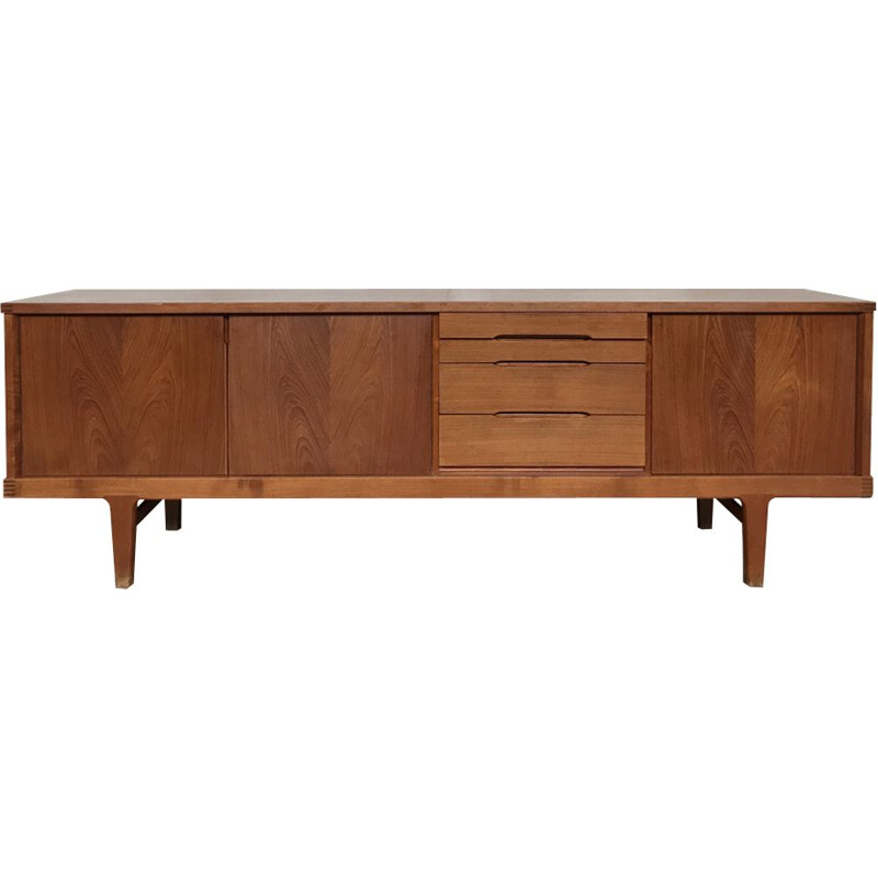 Vintage teak KJAERNULF sideboard, Denmark, 1950 1960