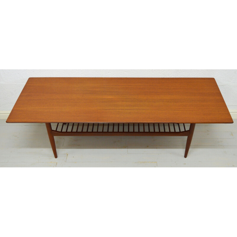 Large rectangular G-Plan coffee table in teak, Ib KOFOD-LARSEN - 1960s