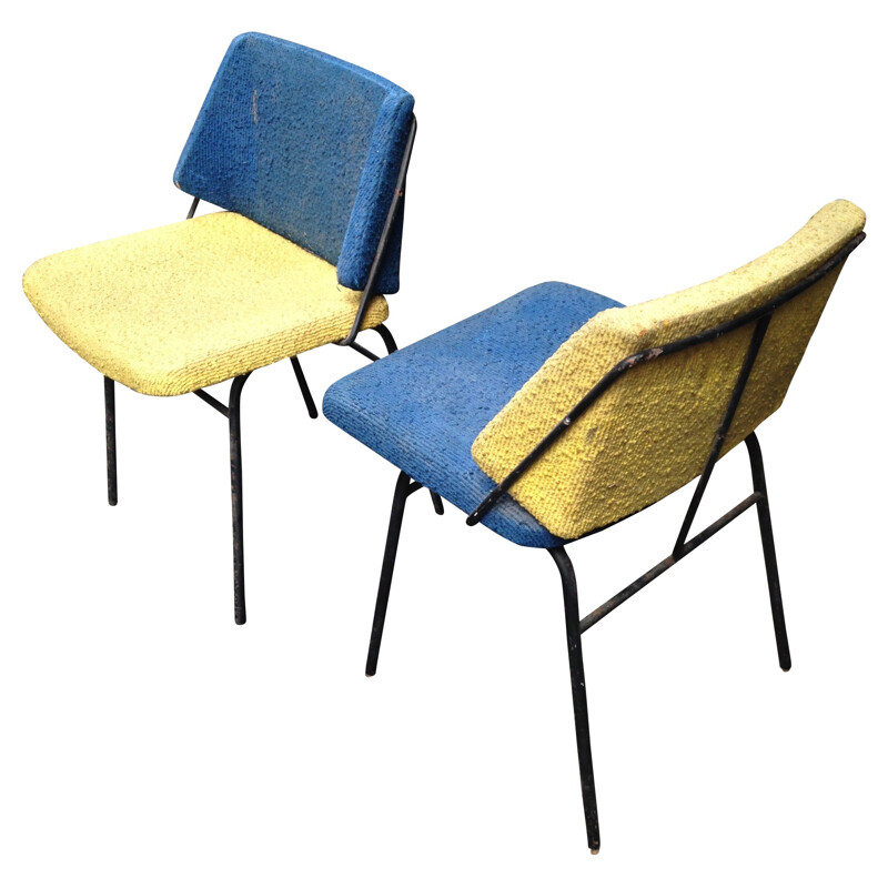 Paire de chaises vintage - années 50