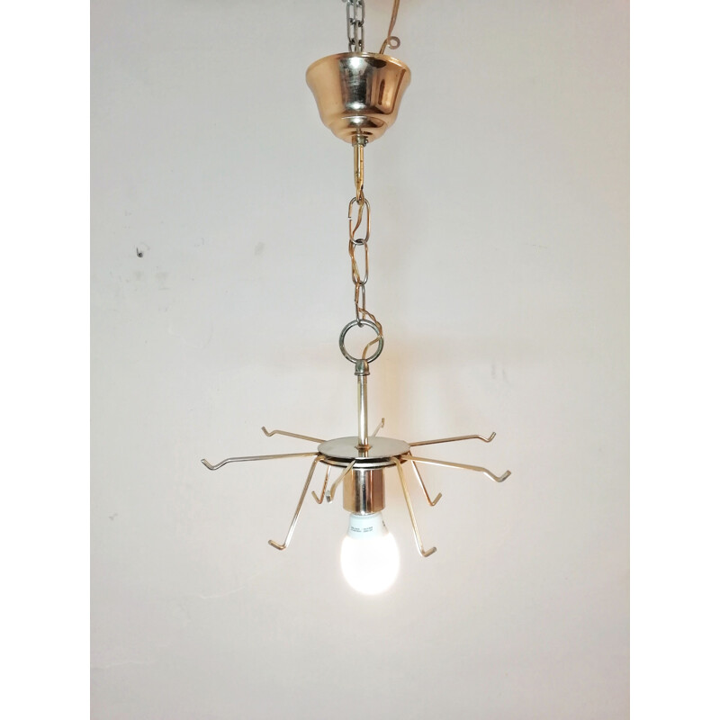 Lampada da soffitto in vetro di Murano vintage