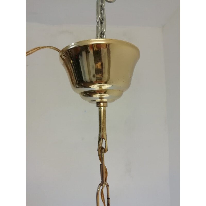 Lampada da soffitto in vetro di Murano vintage