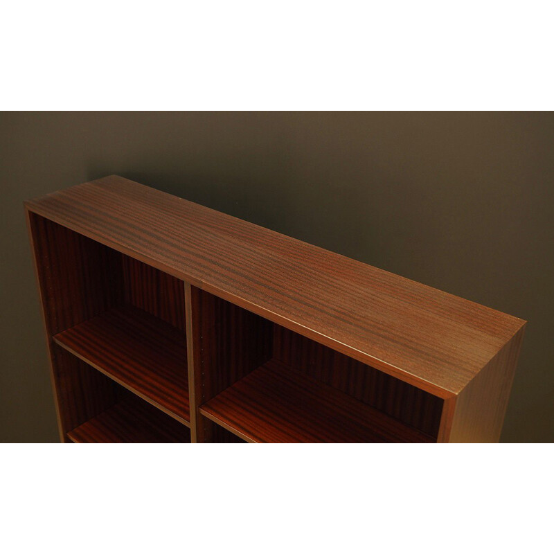 Vintage bookcase in mahogany by Omann Jun, Denmark, 1960-1970s