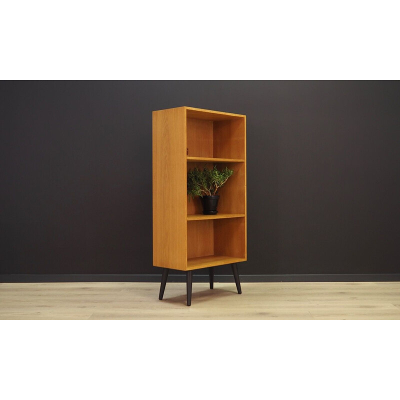 Vintage bookcase in ashwood by Bramin 1960-1970s