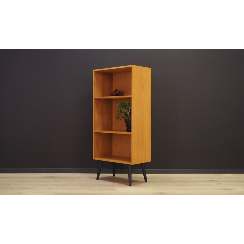 Vintage bookcase in ashwood by Bramin 1960-1970s