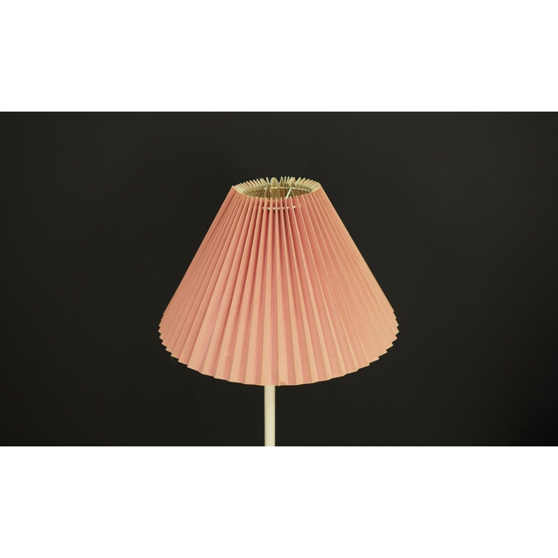 Lampadaire vintage scandinave en métal noir, 1970