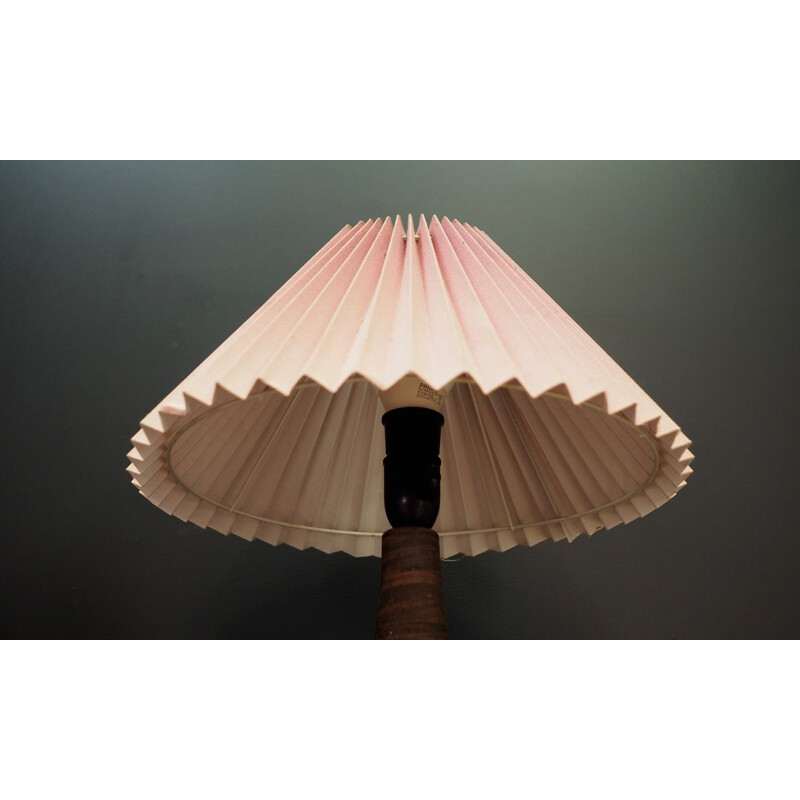 Vintage lamp for Belka in brown ceramics 1970s