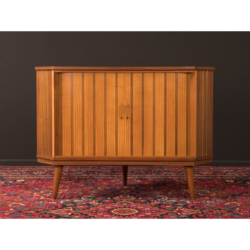 Vintage bar cabinet in walnut and ash veneer, 1960s