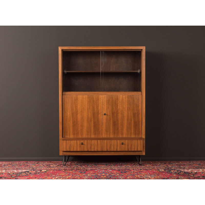 Vintage Walnut showcase 1950s