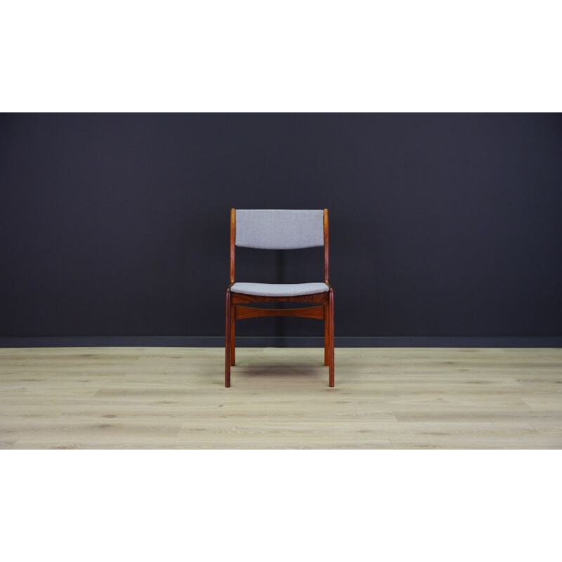 Set of 6 vintage Danish chairs by Skovby in rosewood