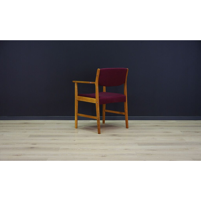 Vintage Danish armchair in ashwood, 1960-1970