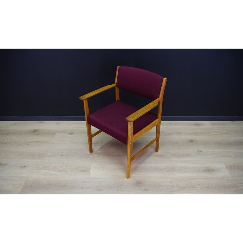 Vintage Danish armchair in ashwood, 1960-1970