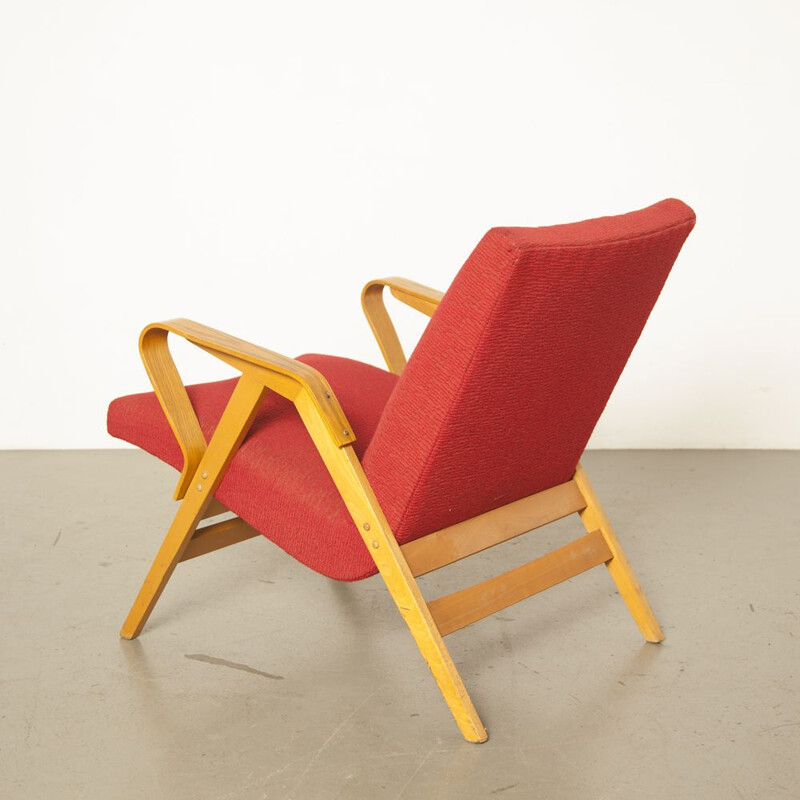 Vintage armchair model 24-23 by František Jirák for Tatra Nabytok