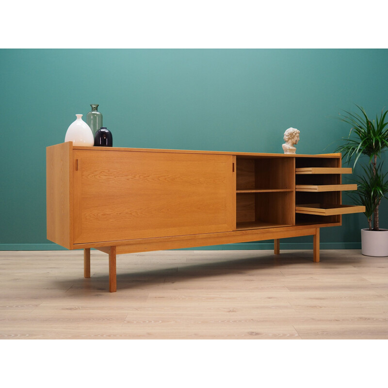 Enfilade vintage en placage de teck, design danois, 1960-1970