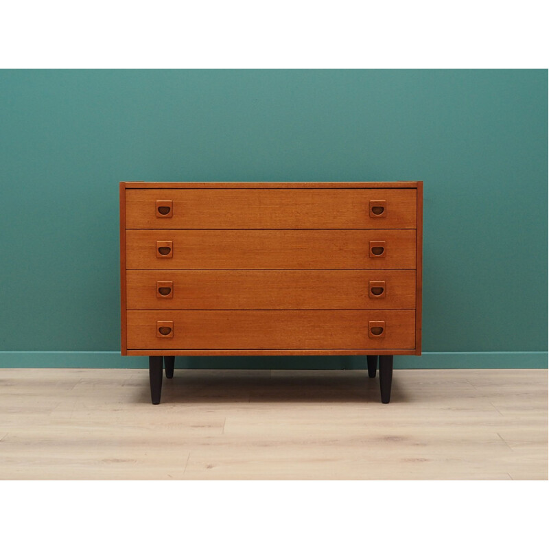 Vintage Danish chest of drawers in teak veneer 1960-1970