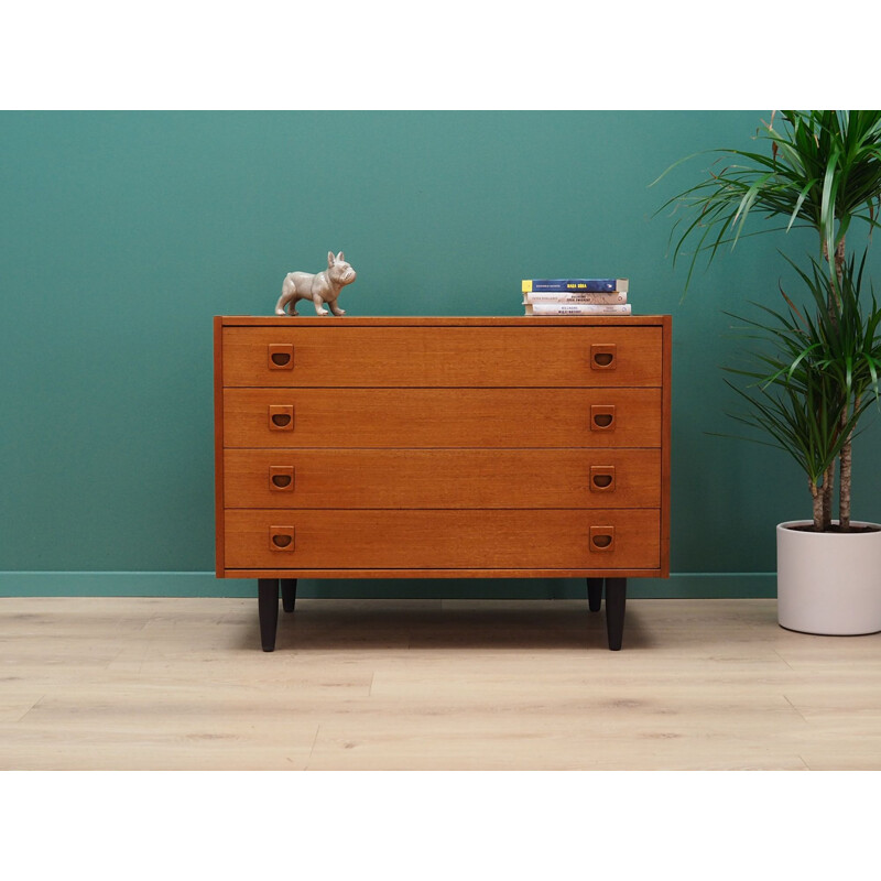 Vintage Danish chest of drawers in teak veneer 1960-1970