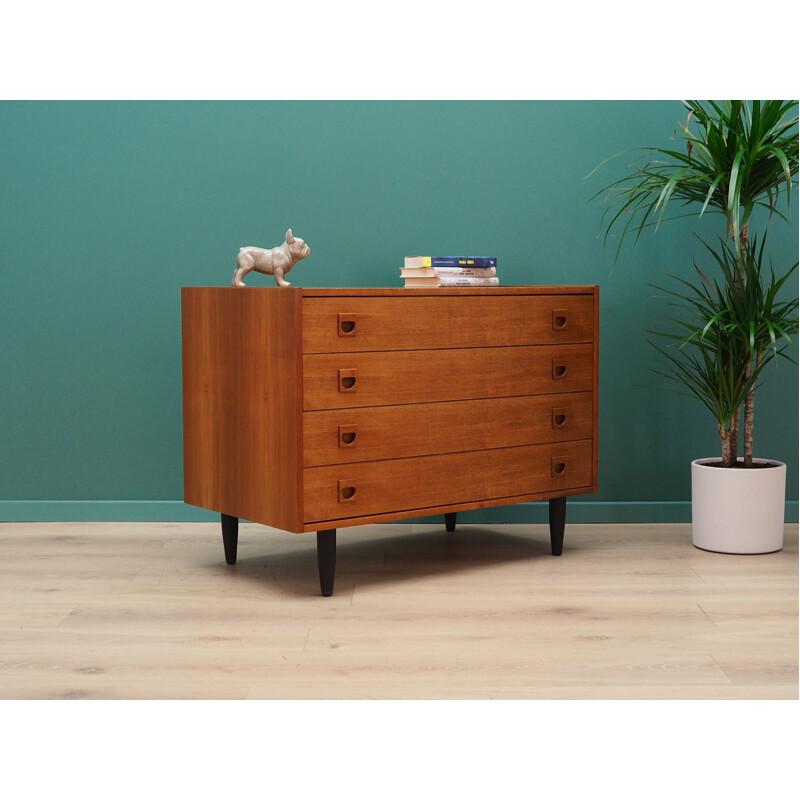 Vintage Danish chest of drawers in teak veneer 1960-1970